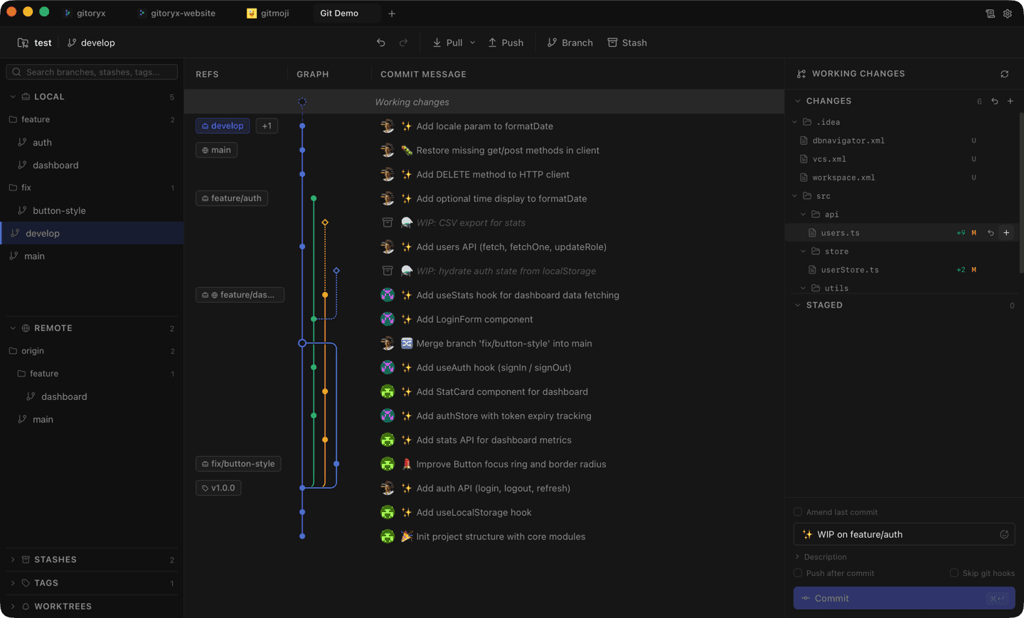 Gitoryx screenshot 1
