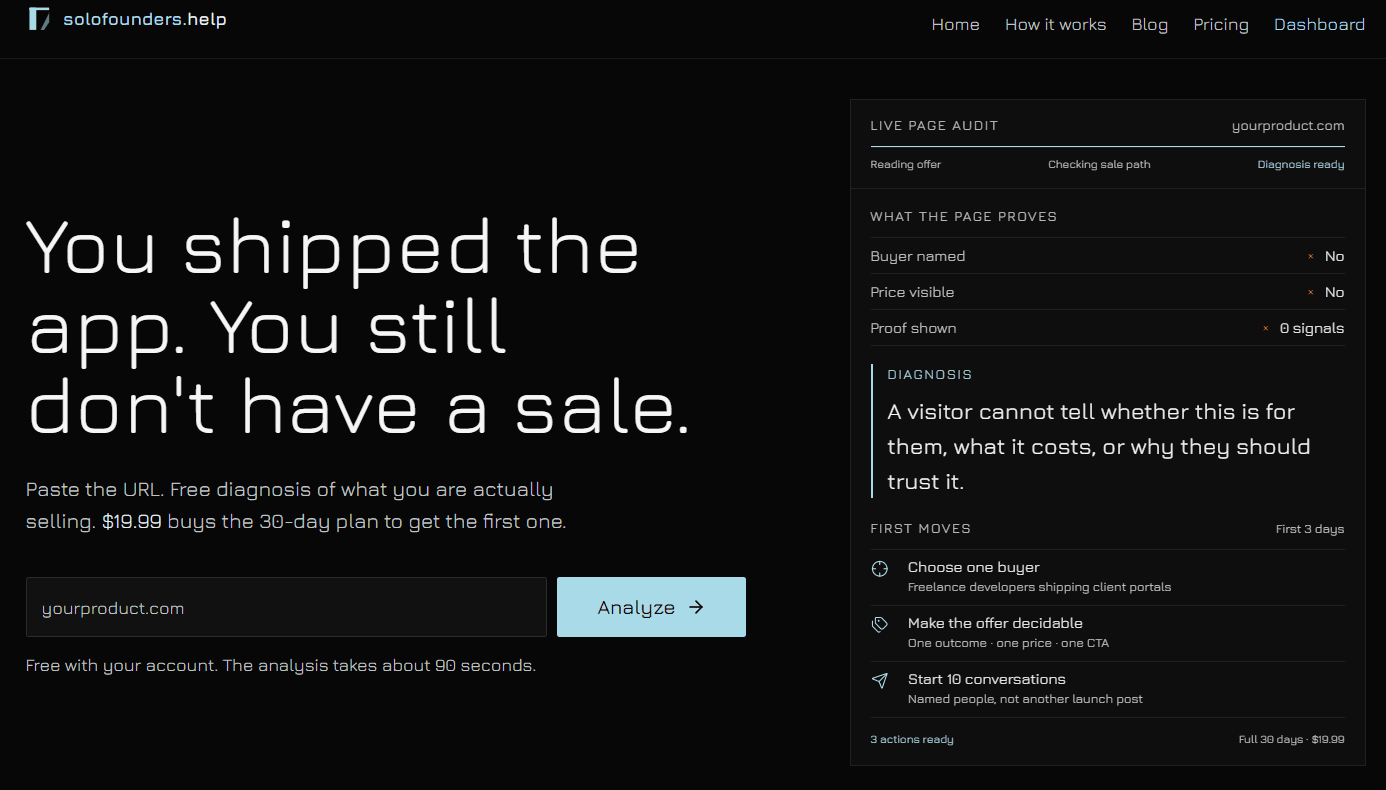 Solofounders.help screenshot 1