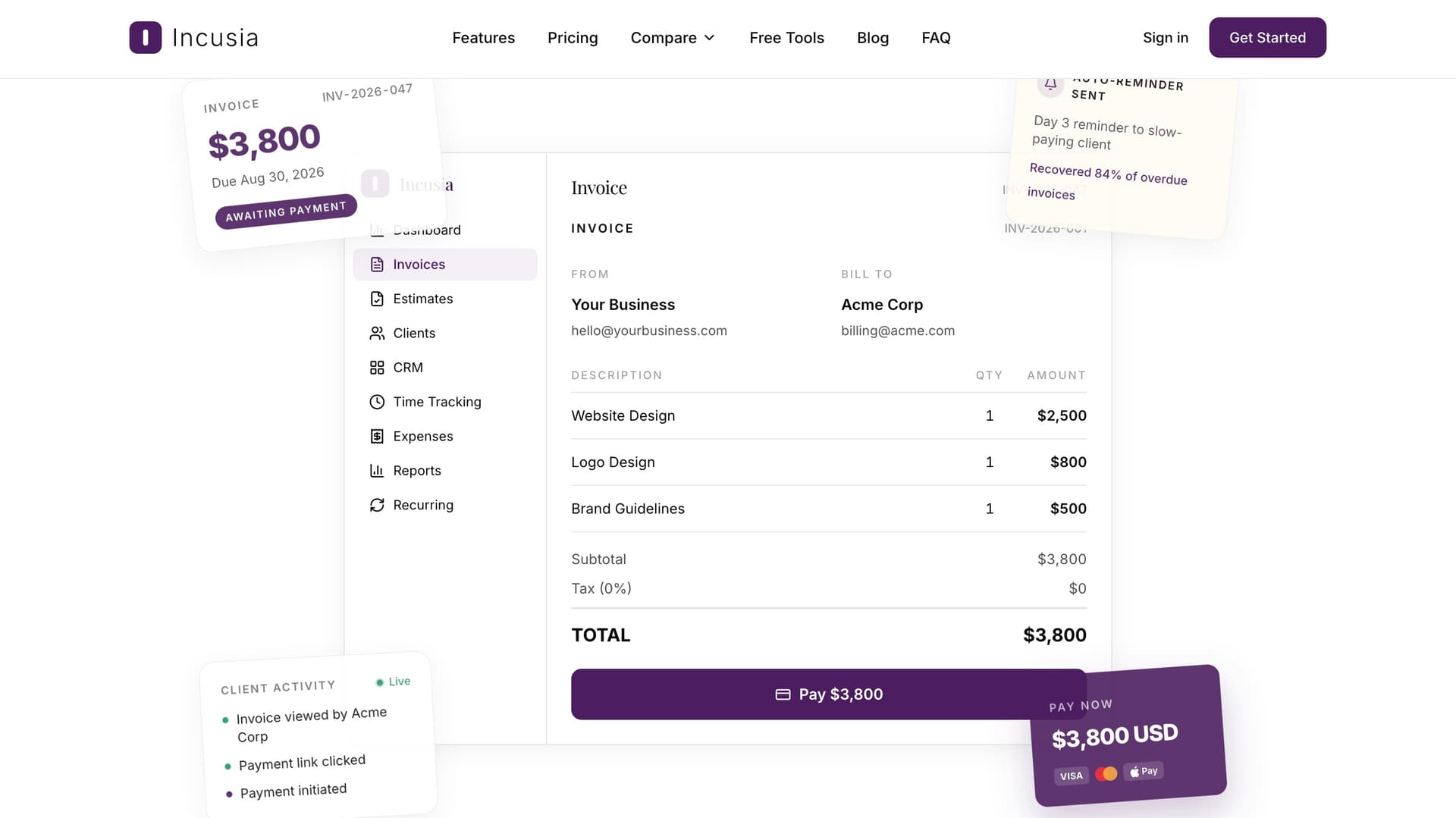 Incusia screenshot 2