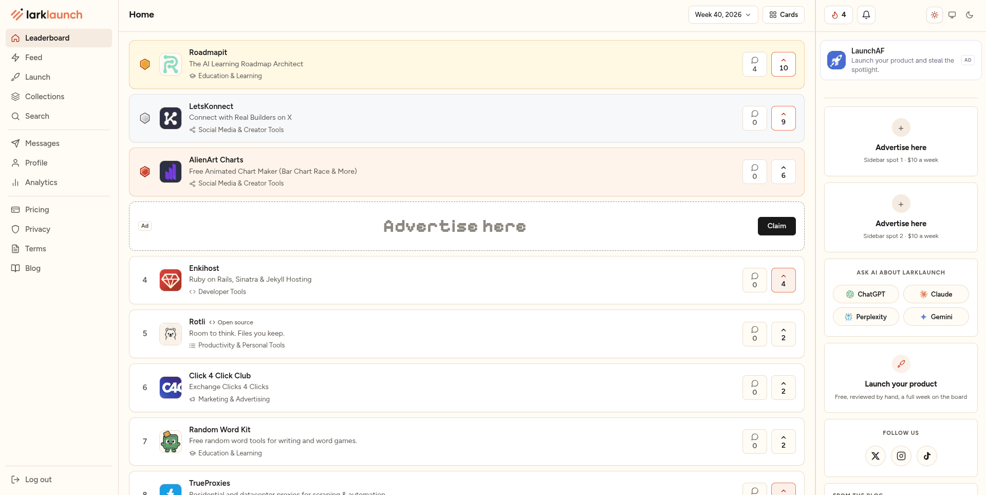 LarkLaunch screenshot 2