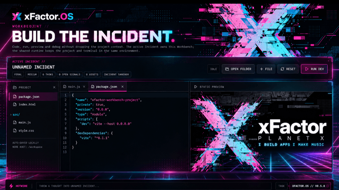 xFactor.OS screenshot 1