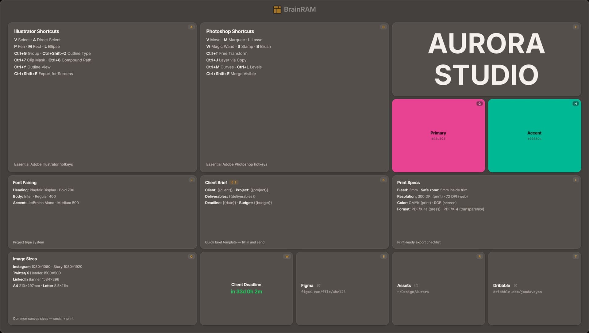 BrainRAM screenshot 1