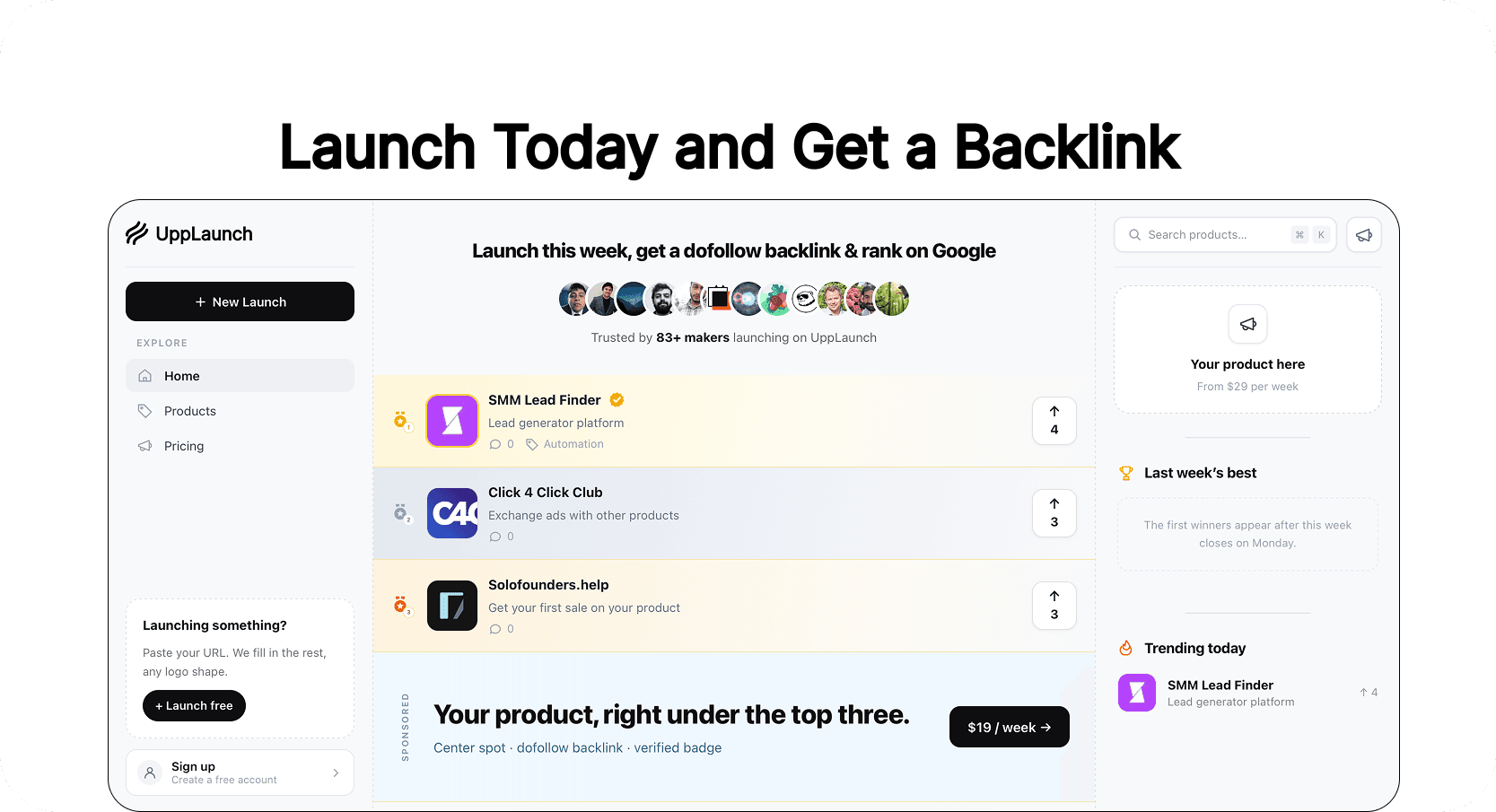 UppLaunch screenshot 1