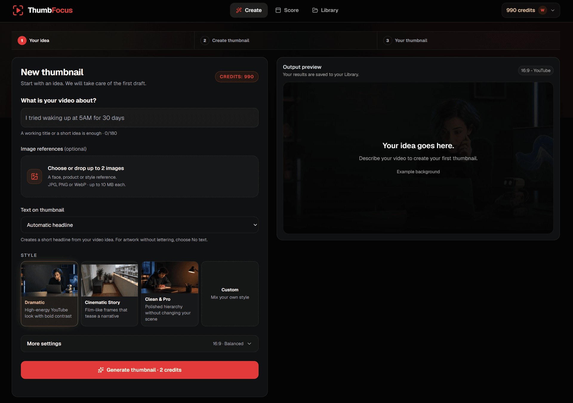 Thumbfocus screenshot 2