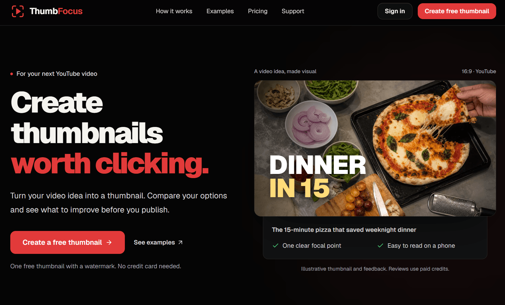 Thumbfocus screenshot 1