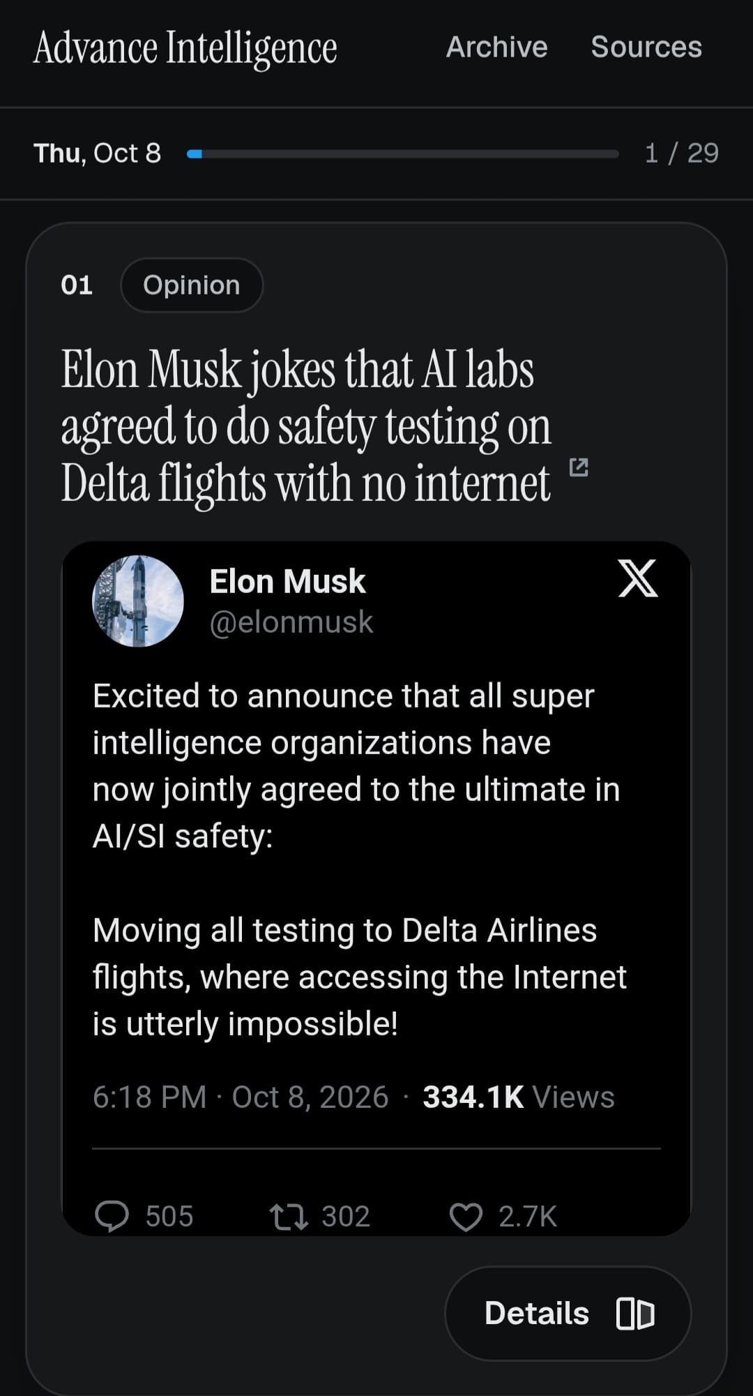 Advance Intelligence screenshot 1