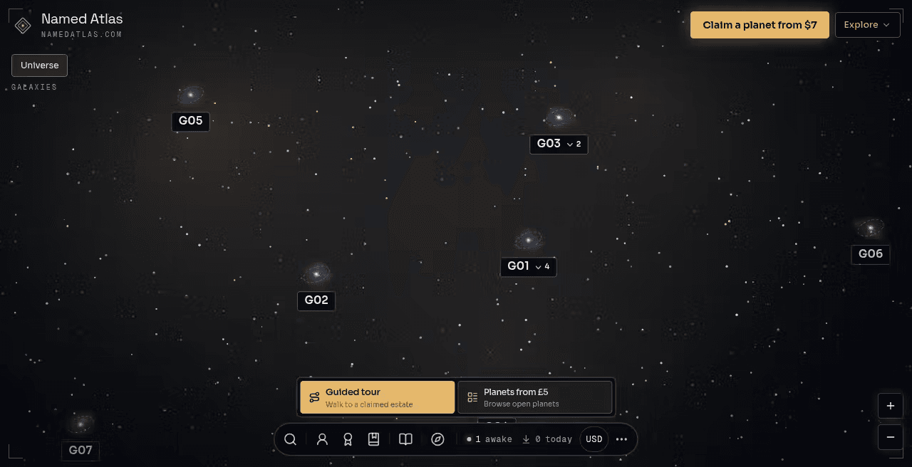 Named Atlas screenshot 2