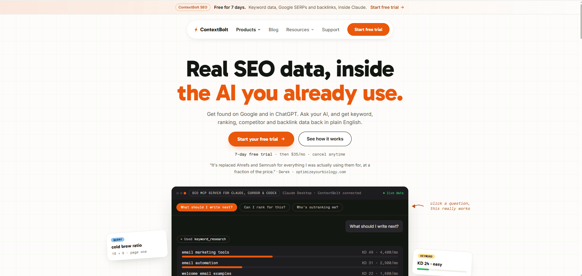 ContextBolt SEO screenshot 2